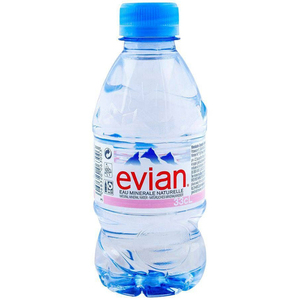 Bouteille d'eau de source naturelle minérale Evian originale bon marché en gros emballage en plastique - Product Image 2