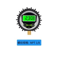 WZAUTO Haute Qualité M11 M13 NPT 1/8 1/4 G1/4 1/8manomètre-jauge de pression Jauge d'air LED numérique pneu 250PSI Manomètre