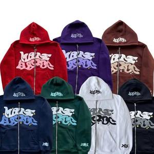 Último diseño de bajo precio hombres bordado sudaderas con capucha 2024 nuevo estilo bordado sudaderas con capucha para adultos - Product Image 6