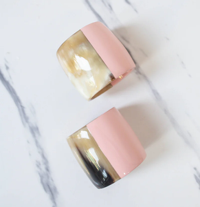 แหวนรองผ้าเช็ดปากรูปเขาควายทำมือดีไซน์ใหม่ - Product Image 2