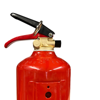 Extincteur à poudre ABC portable AUXI-FOC PI-3 AC CE 3KG certifié EN3 |   Tuyau flexible de 3-4 m de portée (en acier inoxydable)