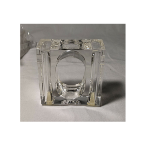 Acrylic Napkin Ring Bulk Wholesale Napkin Rings for Weddings Uses at Under Your square Shape White Color - Product Image 6