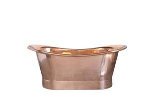 Baignoire martelée autoportante en cuivre antique pour salle de bain moderne Spa de luxe et détente à la maison - Product Image 2