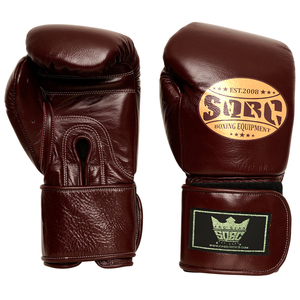 Gants de boxe en cuir vintage personnalisés avec poignées, gants de MMA et de sparring, haute qualité, respirants et offrant une protection UV - Product Image 1