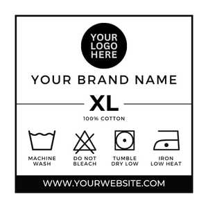 Etiquettes tissées imprimées avec logo personnalisé, pliées en satin/coton/polyester pour une qualité intelligente, pour vêtements, chapeaux, sacs et chaussures - Product Image 6