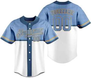 Personnalisable Softball Baseball Jersey Respirant Sportswear Personnalisé Équipe Nom Numéro Logo Sublimation Impression Plus La Taille - Product Image 3