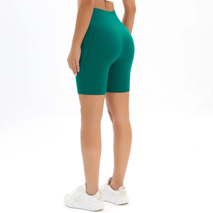 Pantalones cortos deportivos transpirables de cintura alta para mujer 2026 nuevo diseño de levantamiento de glúteos para Yoga gimnasio ciclismo y ciclismo - Product Image 2