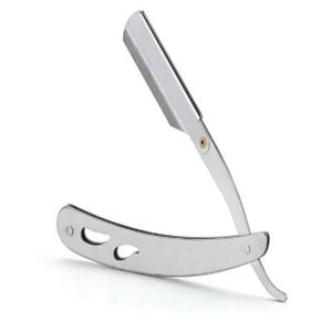 Cuchilla de afeitar profesional de acero inoxidable al por mayor para uso en salón hoja única de alta calidad - Product Image 1