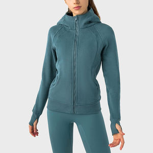 Abrigo deportivo cálido con capucha para hombre, ropa informal para exteriores, 100% algodón, logotipo personalizado, transpirable y resistente al viento - Product Image 6