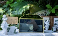 Boîte de rangement moderne de luxe, faite à la main, avec cadre doré, tissu noir, écologique, multifonctionnelle, design personnalisé, style européen, finition brillante