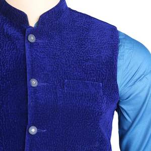 Chaleco de Terciopelo para Hombre Chase Value - Azul Rey Talla 34 - Product Image 4