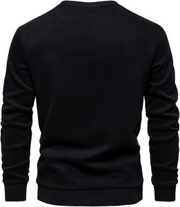 OEM Custom Digital Printing Autumn <b>Sweatshirt</b> for Men Personalized Brand Logo Hooded Ribbed Panel Windproof Eco-Friendly - Product Image 3