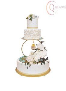 Elegante Soporte para Pastel de Metal con Acabado Liso, Agrega Encanto a la Presentación del Pastel - Product Image 6