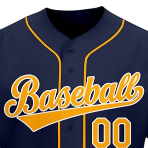 Nuevo diseño impreso sublimación camiseta de béisbol para adultos Unisex personalizable manga corta 100% poliéster antibacteriano rápido - Product Image 4