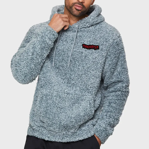 Sweat à capuche streetwear tendance 2025 en molleton 100 % coton pour homme, chaud pour l'hiver, coupe classique, pull brodé unisexe - Product Image 1