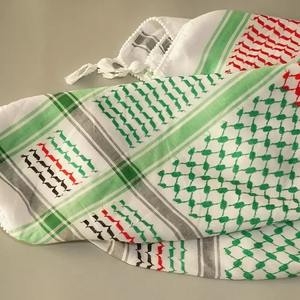 Shemagh-Material de algodón 100% de la mejor calidad, tela táctica para cuello, poliéster, camuflaje, estilo árabe - Product Image 4