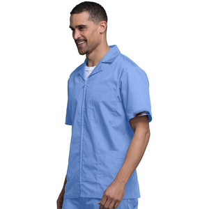 Veste de gommage zippée sur le devant pour hommes, uniforme d'hôpital, veste d'infirmière médicale - Product Image 2