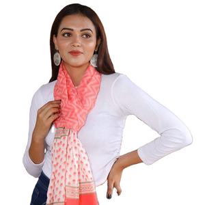 Main Bloc Imprimé Coton Cou Wrap Écharpe De Noël Dupatta Pour Les Femmes Git Pour Elle - Product Image 1