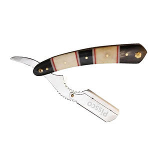 Herramientas de Barbería, Navaja de Afeitar con Mango de Acero Inoxidable, Navaja de Afeitar Plegable de Filo Recto, Navaja de Afeitar Recta para Barbería - Product Image 4