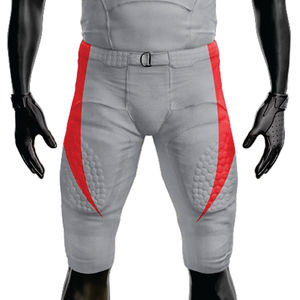Uniforme personnalisé sublimé de football américain pour hommes 100% polyester respirant gris rouge attirail sergé équipe équipement maillot court pantalon - Product Image 5