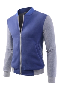 Chaqueta Varsity de Invierno Ecológica Personalizada para Hombre, Tallas Grandes, Fabricante OEM, Marca Privada, Cuerpo de Lana, Mangas de Cuero, Estilo Béisbol - Product Image 4