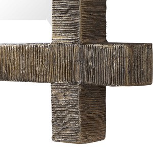 Antique gold rectangular wall mirror bulk quantity hotel apartment living room bedroom hallway wall decoration dressing mirror - Product Image 2