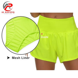 Offre Spéciale Short de yoga décontracté taille haute pour femmes Impression de logo personnalisée - Product Image 5