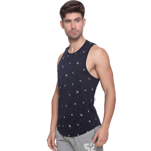 Chaleco sin mangas de diseño personalizado para hombre, ajuste elástico suave, ideal para gimnasio o correr, camiseta sin mangas técnica lavada - Product Image 3