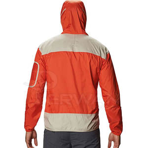 เสื้อกันลมมีฮู้ดผ้านุ่มกันลมมีซิปเสื้อโค้ทกันน้ำ - Product Image 2