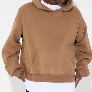 Sweat à capuche à épaules tombantes de marque privée le plus vendu 100% coton pour la saison d'hiver - Product Image 3