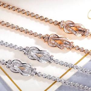 กำไลข้อมือและกำไลเงินแท้ 925 ประดับมอสซาไนต์ สไตล์เทนนิส ฮิปฮอป สำหรับงานแต่งงาน กำไลข้อมือและกำไลมอสซาไนต์สำหรับผู้หญิง - Product Image 4