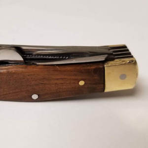 Cuchillo de pezuña más vendido, mango de madera, cuchillo de pezuña de ojo de aseo de caballos de alta calidad, instrumentos veterinarios, cuchillos de garras - Product Image 2