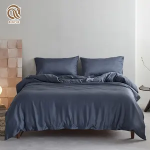 Bamboo Duvet Cover OEKO-TEX 100% Bamboo Cooling Summer Duvet Cover Set Luxury Hotel Quality King Queen Size Silky Soft King