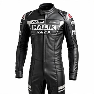 Combinaison en cuir de course OEM bas quantité minimale de commande | Malik Raza Fabricant et grossiste personnalisé - Product Image 3