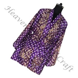 KS004 mujeres abstractas de seda pura vintage Sari kimono corto tamaño libre ajustable vintage Sari kimono corto Mujer seda vintage - Product Image 1