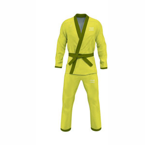 2026เรียบๆ Jiu Jitsu สีขาว gi/bjjj/bjj GI สีน้ำเงินสำหรับผู้ชายเครื่องแบบบราซิล - Product Image 1