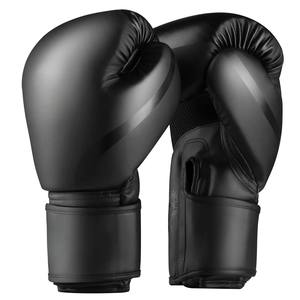 Gants de boxe MMA personnalisés Sanda, haute qualité, 8 oz, cuir PU imperméable, pour l'entraînement en ferme, gants pour sac de frappe - Product Image 1