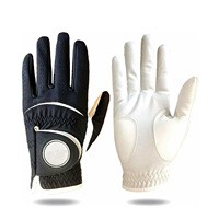 Guantes de golf cómodos y transpirables con logotipo de marca personalizado, guantes de golf deportivos con correa ajustable hechos a medida para venta en línea