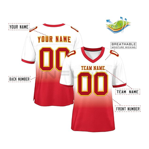 Hombres Poliéster Vintage Fútbol americano Jersey Rugby Jersey Ropa Procesamiento Servicios productos de alta calidad de entrada - Product Image 6