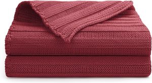 Couverture en tricot tissé à la main super épaisse couverture chaude et élégante pour couverture en laine de salon - Product Image 2