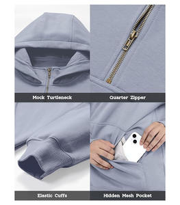 เสื้อฮู้ดผ้าฟลีซลำลองสำหรับผู้ชายสำหรับฤดูหนาว ผลิตจากผ้าระบายอากาศ แห้งเร็ว ดีไซน์ทันสมัย คุณภาพทนทาน เหมาะสำหรับสวมใส่ในชีวิตประจำวันและเล่นกีฬา - Product Image 5