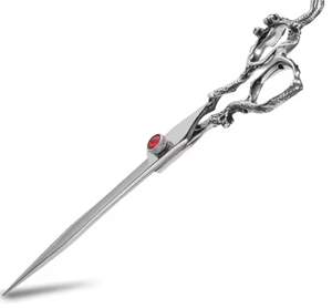 Tijeras profesionales de 8 pulgadas de grado Industrial para el cuidado de perros y mascotas, herramientas de corte de pelo para peluquero, tijeras de peluquería - Product Image 4