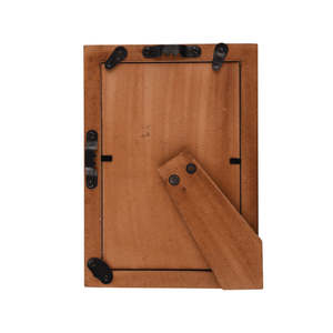 Mother-of-Pearl & Camel Bone Inlay <b>Frame</b> - <b>Gold</b> Trim 5x7 inch Luxury Tabletop <b>Frame</b> - Product Image 3