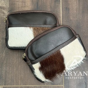 กระเป๋าสตางค์หนังวัวแบบพับได้สำหรับผู้หญิงกระเป๋าใส่เหรียญของผู้หญิงกระเป๋าใส่บัตรหนังแท้และกระเป๋าใส่เหรียญสำหรับผู้หญิง - Product Image 1