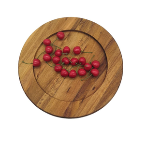 Assiette de table à pizza en bois écologique pour restaurant - Product Image 1