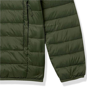 Chaqueta acolchada de lana para hombre 2024, estilo callejero personalizado, cuello levantado, manga larga, tela polar, invierno, precio al por mayor, Air - Product Image 2