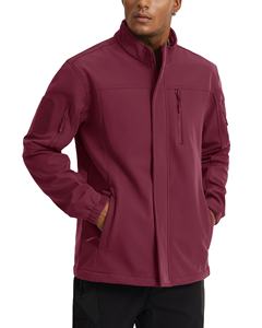 Veste en toile coupe-vent Softshell personnalisée Haute rue Imperméable Coupe-vent pour l'hiver Randonnée tactique en plein air Vestes pour hommes - Product Image 1