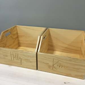 Boîte de rangement décorative personnalisée en vinyle - Product Image 6