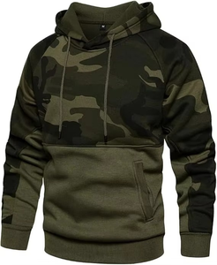 Men's Winter Zip-<b>up</b> Hoodie 100% Cotton Knitted Weave Solid Pattern All <b>Way</b> Top Zipper Plain Dyed Customized Colors Logo - Product Image 5