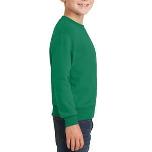 Sudaderas de lana para niños con logotipo personalizado, jersey de cuello redondo de algodón suave, sudadera Lisa para bebés y niñas - Product Image 5
